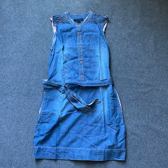 TOMMY HILFIGER Sleeveless Dress - Girls 12 - Picture 1 of 4